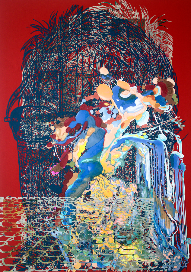 Mami, 2014. Hand-cut paper on cardboard. 100 × 70 cm. Patricio Rodríguez