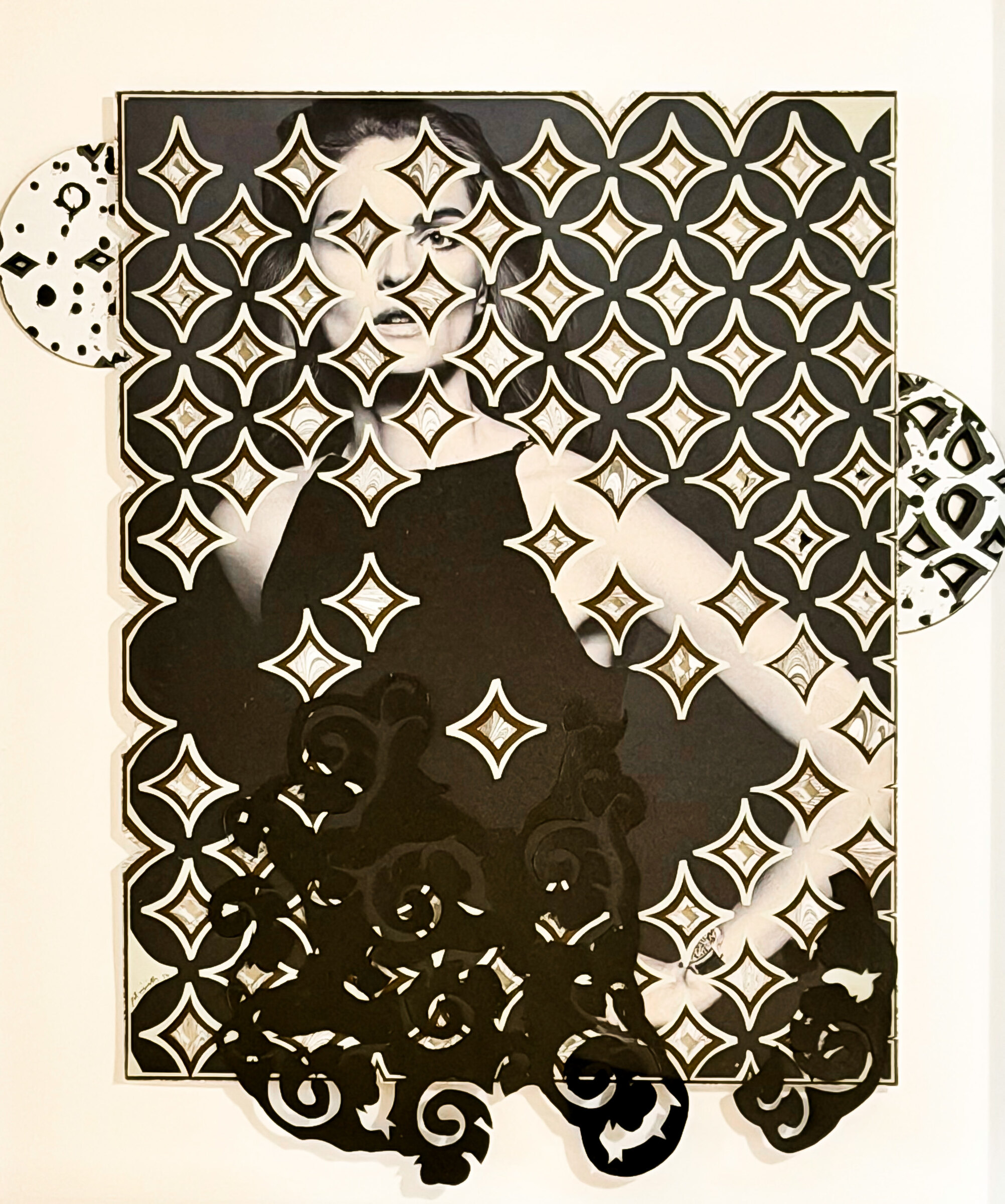 Untitled 5 (Sotheby's Series), 2019. Hand-cut paper and Sotheby's catalog on cardboard. 48.3 × 43.2 cm. Patricio Rodríguez
