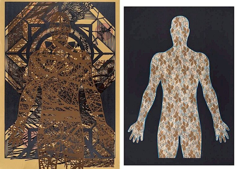 Encajes, 2014. Hand-cut paper on card. 101.6 × 142.2 cm. Patricio Rodríguez
