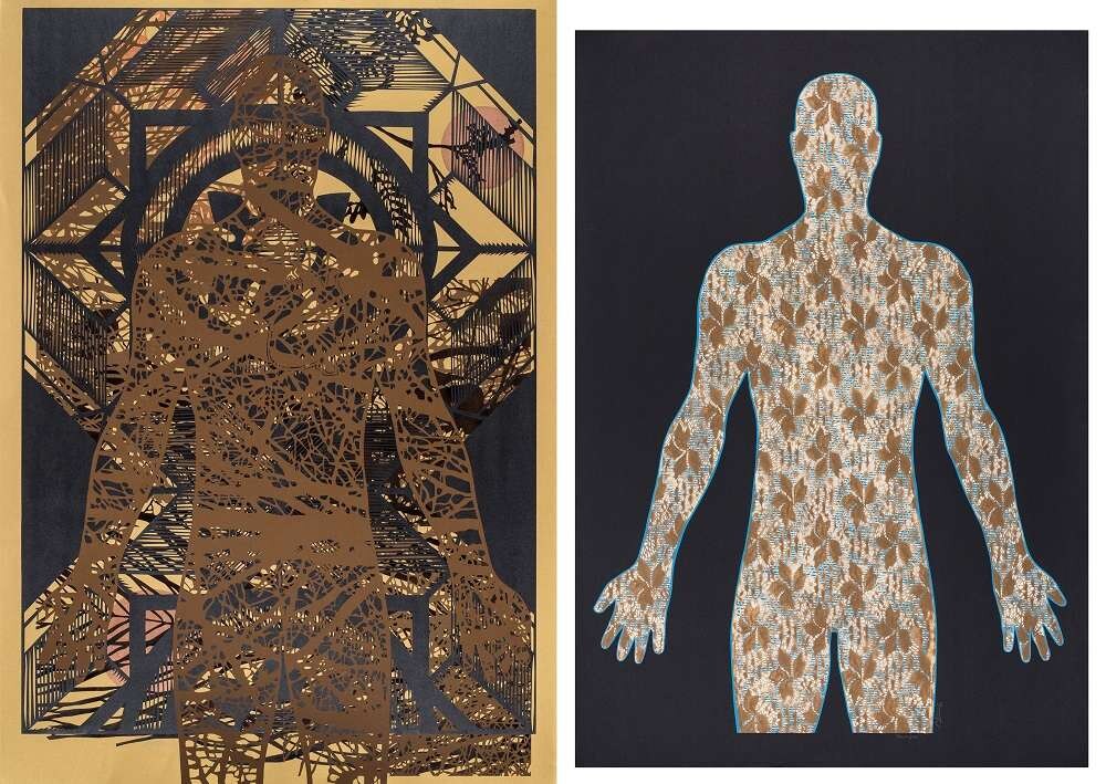 Encajes, 2014. Hand-cut paper on card. 101.6 × 142.2 cm. Patricio Rodríguez